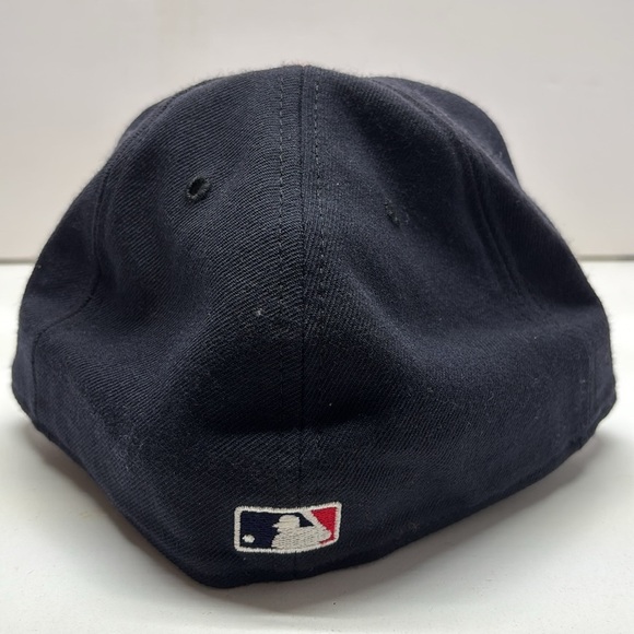 Atlanta Braves New Era 59Fifty MLB Cap Hat Fitted Size 7 1/2 Red & Blue - Picture 2 of 8